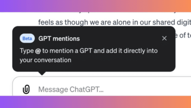 OpenAI تتيح استدعاء GPTs إلى المحادثات