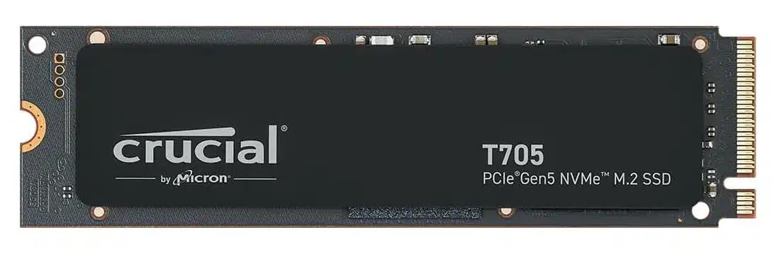 قرص Crucial T705 قد يكون أسرع أقراص SSD M.2 PCIe 5.0 في العالم
