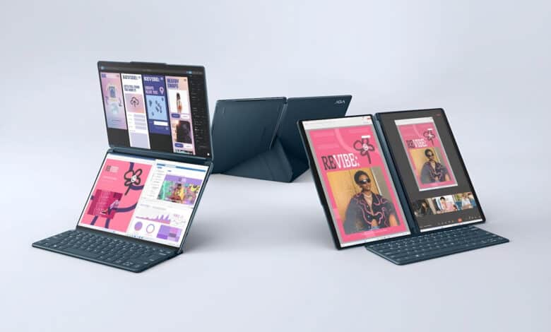 لينوفو تطلق الحاسوب المحمول Yoga Book 9i إصدار 2024