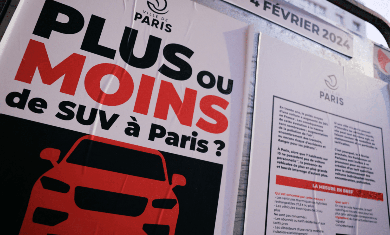 باريس تتخذ إجراءات صارمة تجاه سيارات الدفع الرباعي