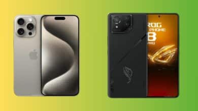 مقارنة بين هاتفي ROG Phone 8 Pro و iPhone 15 Pro Max