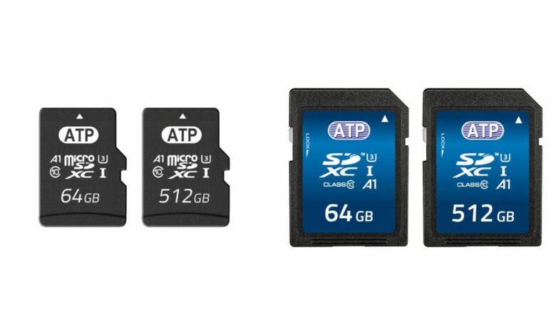 ATP تستهدف الذكاء الاصطناعي بسلسلة بطاقات الذاكرة SD و microSD