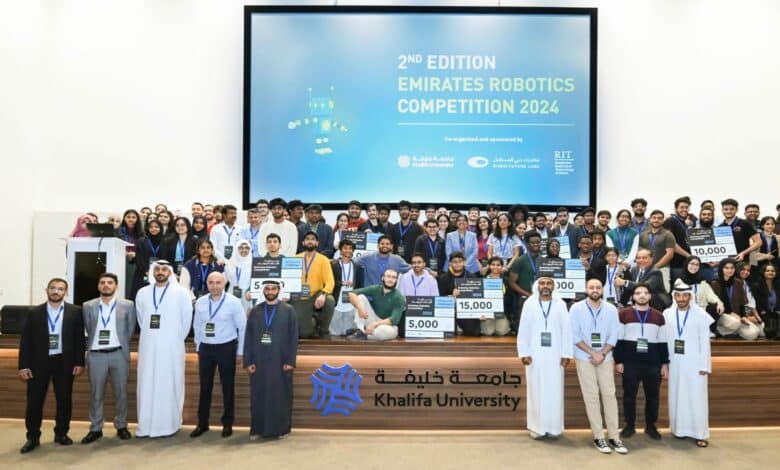 14 جامعة وطنية وعالمية تختتم مشاركتها في الدورة الثانية من مسابقة الإمارات للروبوتات