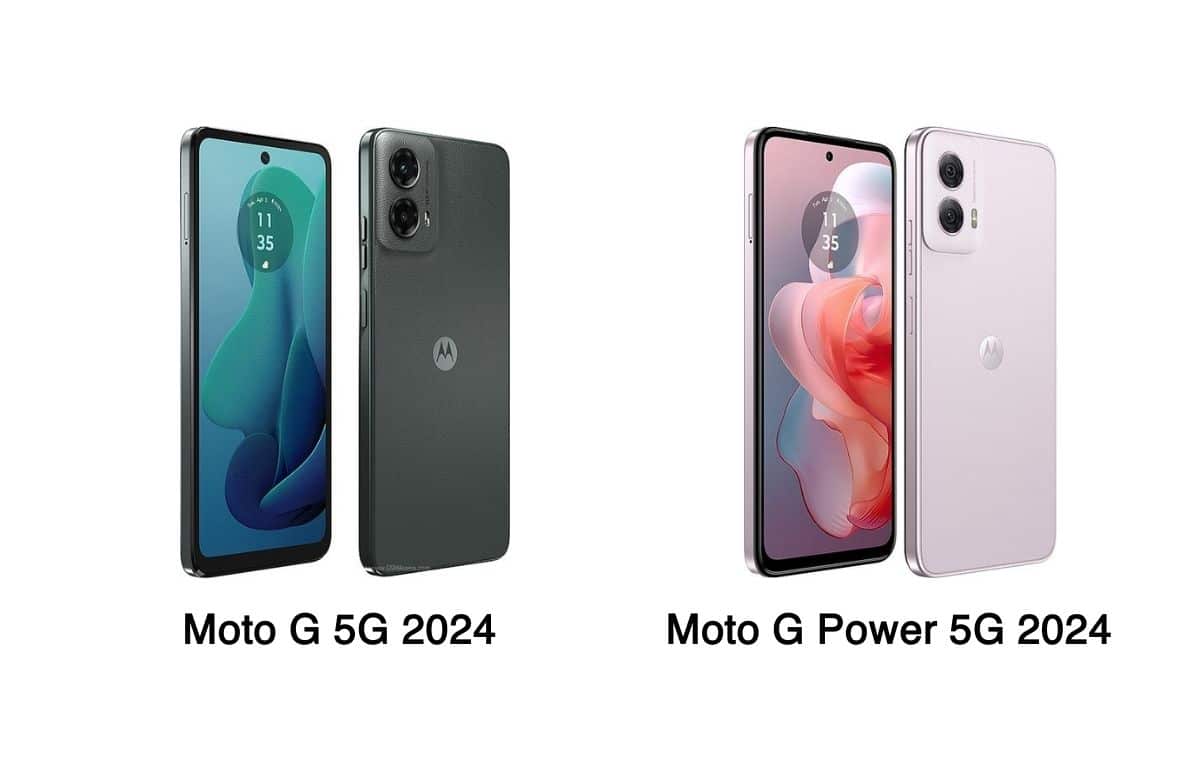 مقارنة بين هاتفي موتورولا (Moto G Power 5G (2024 و (Moto G 5G (2024