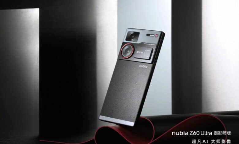 إطلاق هاتف Nubia Z60 Ultra بإصدار خاص للمصورين