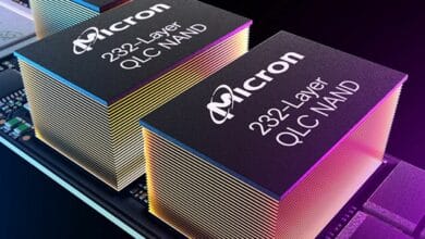 ميكرون تبدأ إنتاج ذاكرة QLC NAND مع 232 طبقة