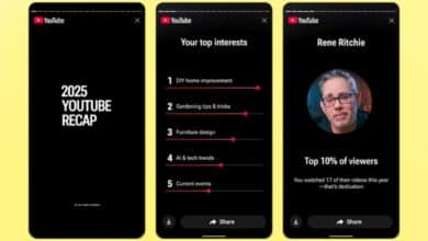 YouTube Recap.. يوتيوب تعلن إطلاق ميزة ملخص المشاهدة السنوي