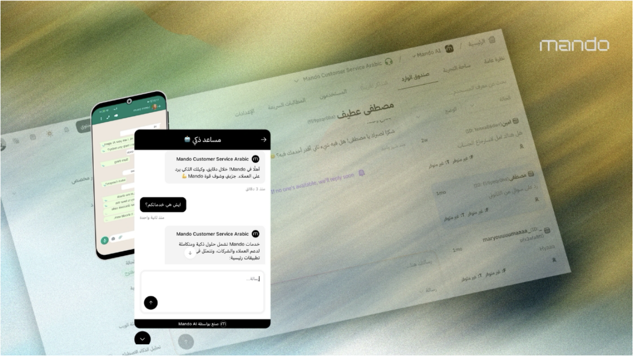 منصة Mando AI: الدردشة الذكية أصبحت جزءًا من قرار الشراء؟ 