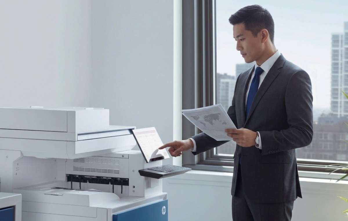 طابعات HP الذكية وتكنولوجيا مايكروسوفت كوبايلوت