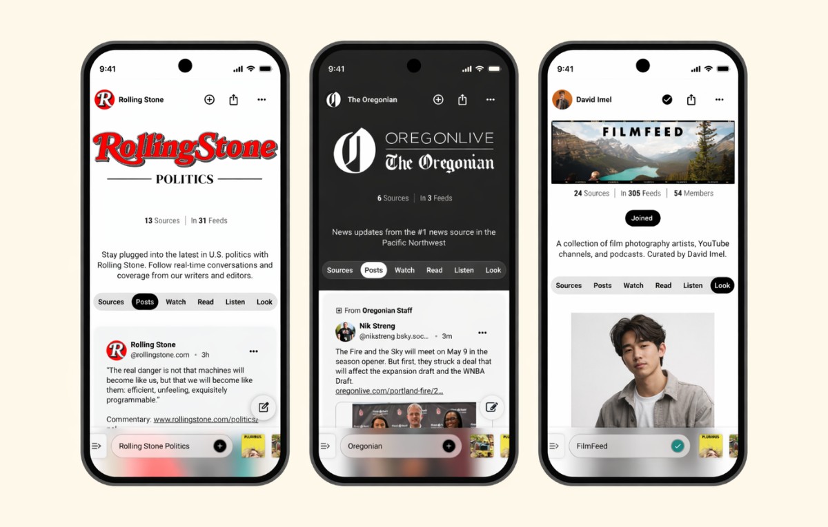 واجهة منصة Surf الجديدة من فليب بورد