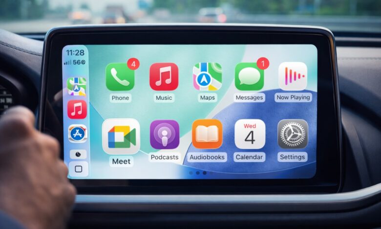 اجتماعات من السيارة.. تطبيق جوجل Meet يصل إلى CarPlay