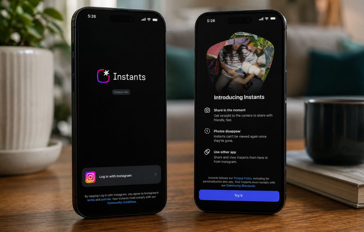 تطبيق إنستاجرام الجديد Instants لمشاركة الصور المؤقتة