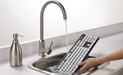 لوجيتيك تكشف عن لوحة مفاتيح قابلة للغسل