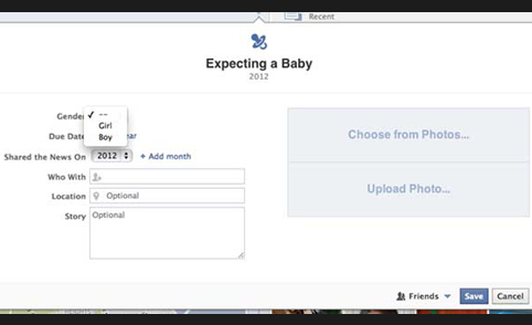 فيسبوك يضيف حدث "مولود جديد" ضمن خطه الزمني