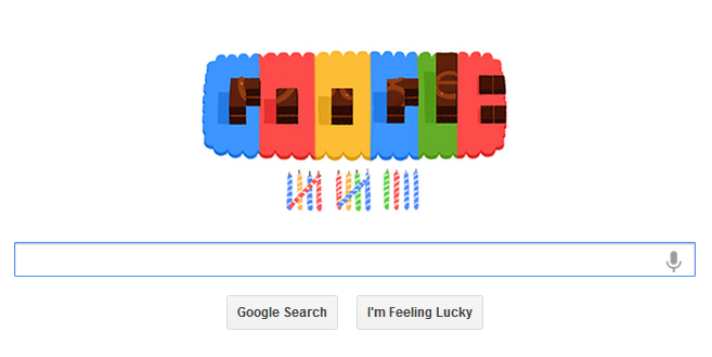 جوجل تحتفل بعيد ميلادها الرابع عشر