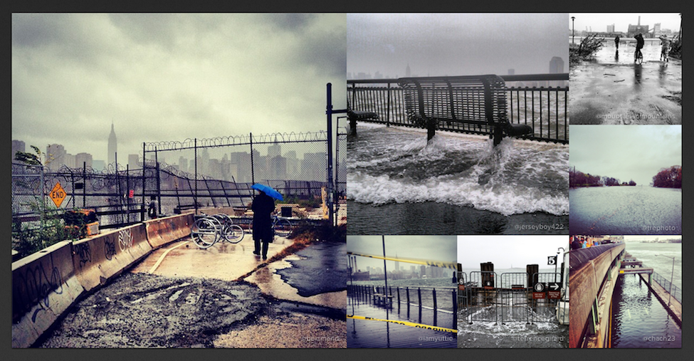 مشاركة 800,000 صورة عن إعصار ساندي على إنستاجرام