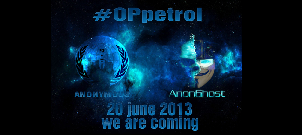 أنونيموس تشن سلسلة من الهجمات ضد شركات البترول