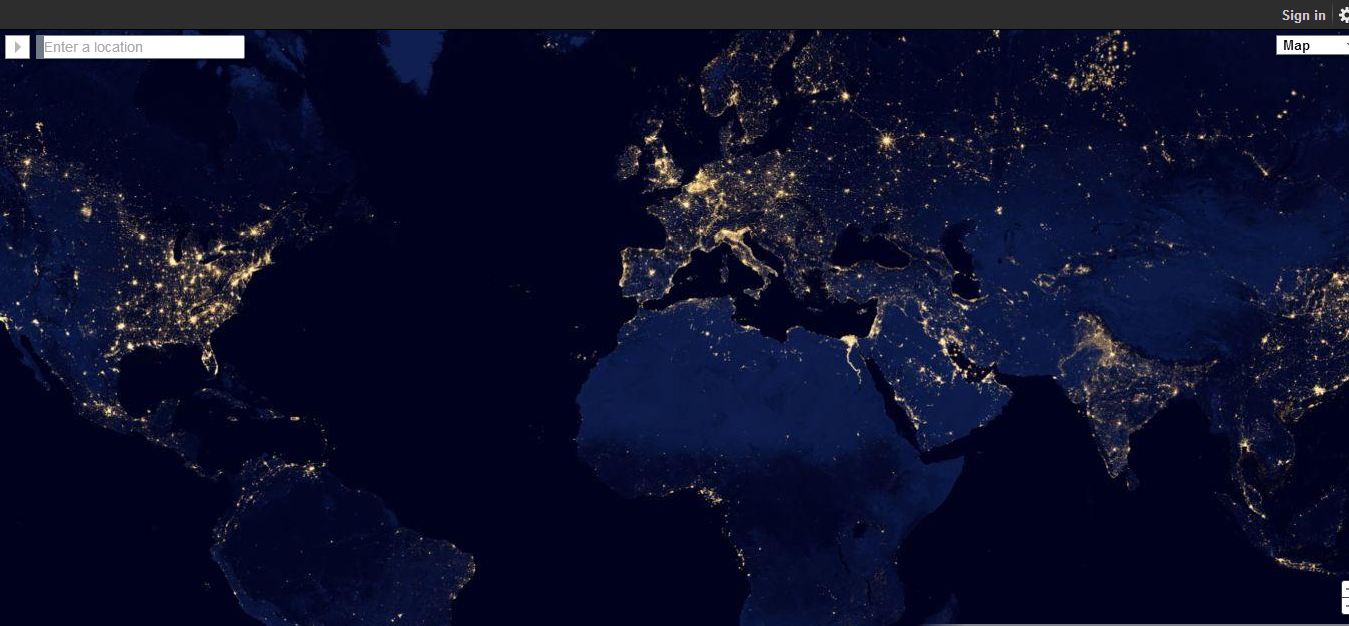 جوجل تتيح استكشاف خريطة العالم ليلًا
