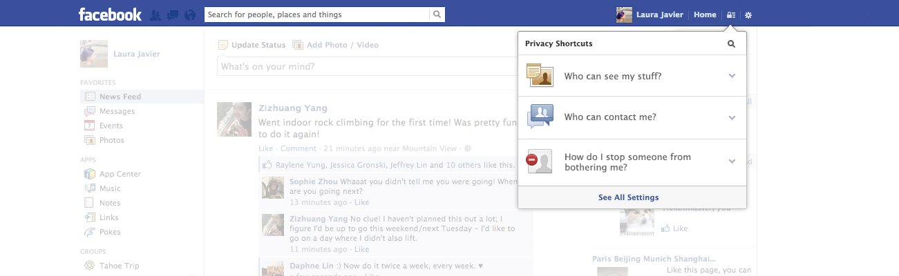 فيسبوك يُحسِّن من إعدادات الخصوصية