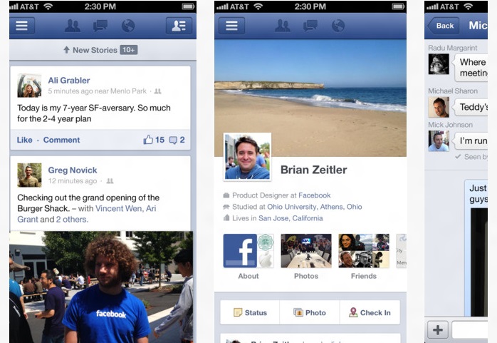 فيسبوك تطلق تحديثاً جديداً لتطبيق iOS