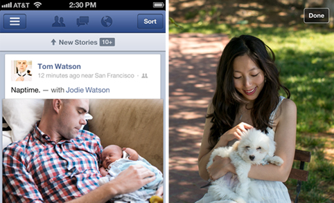 فيسبوك يعيد بناء تطبيق iOS