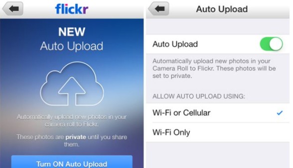 "فليكر" تجلب الرفع الأتوماتيكي للصور إلى الأجهزة العاملة بنظام "iOS"