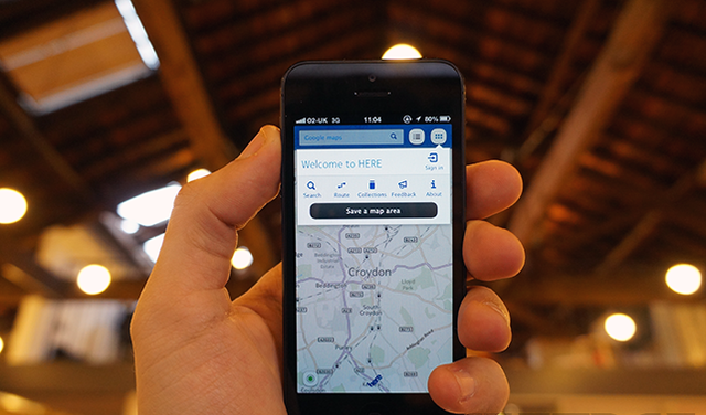 نوكيا تطلق خدمة الخرائط "هنا" على iOS