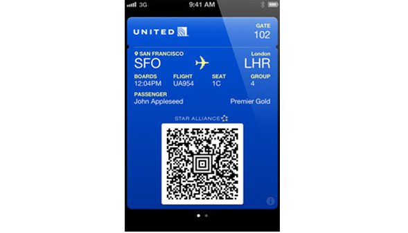 شركات الطيران تعتزم دعم ميزة Passbook في iOS 6