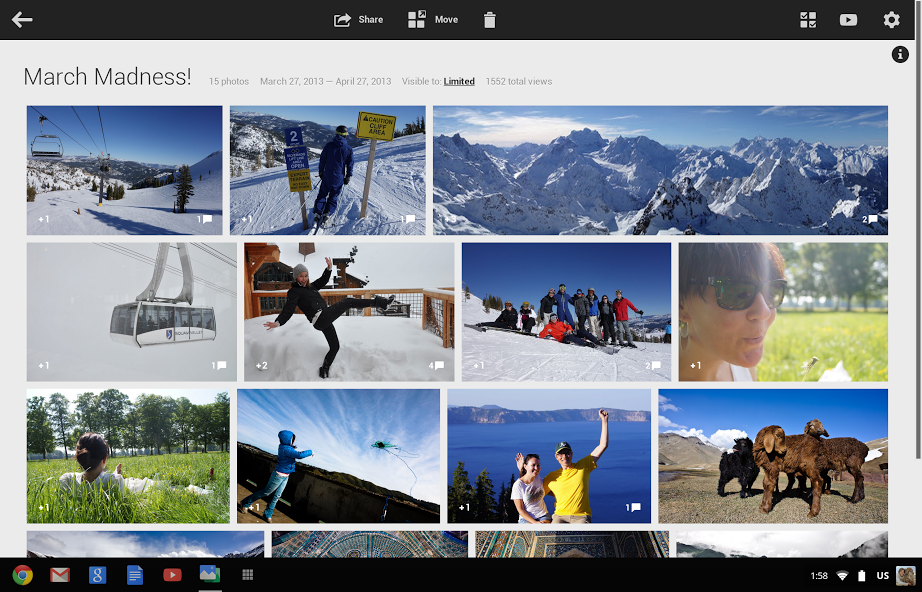 جوجل تطلق تطبيق Google+ Photos لأجهزة "كروم بوك بيكسل"
